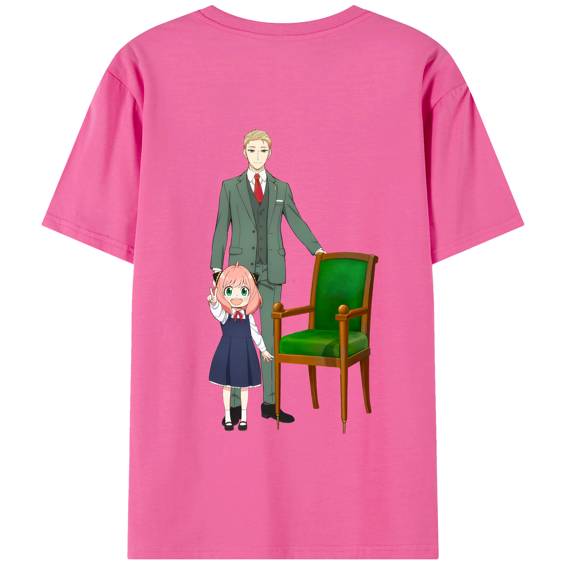 （画像用） SPY×FAMILY间谍家家酒 レディース半袖Tシャツ(バックプリント)